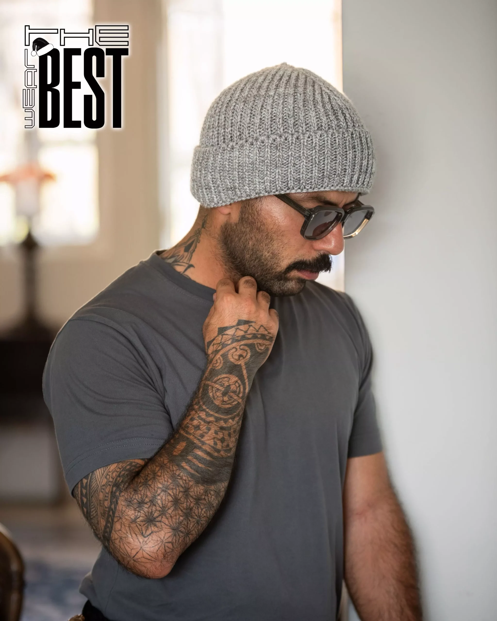 کلاه بافت مردانه زمستانه - تصویر 2