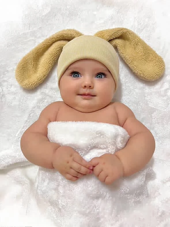 کلاه نوزادی خرگوشی - تصویر 5