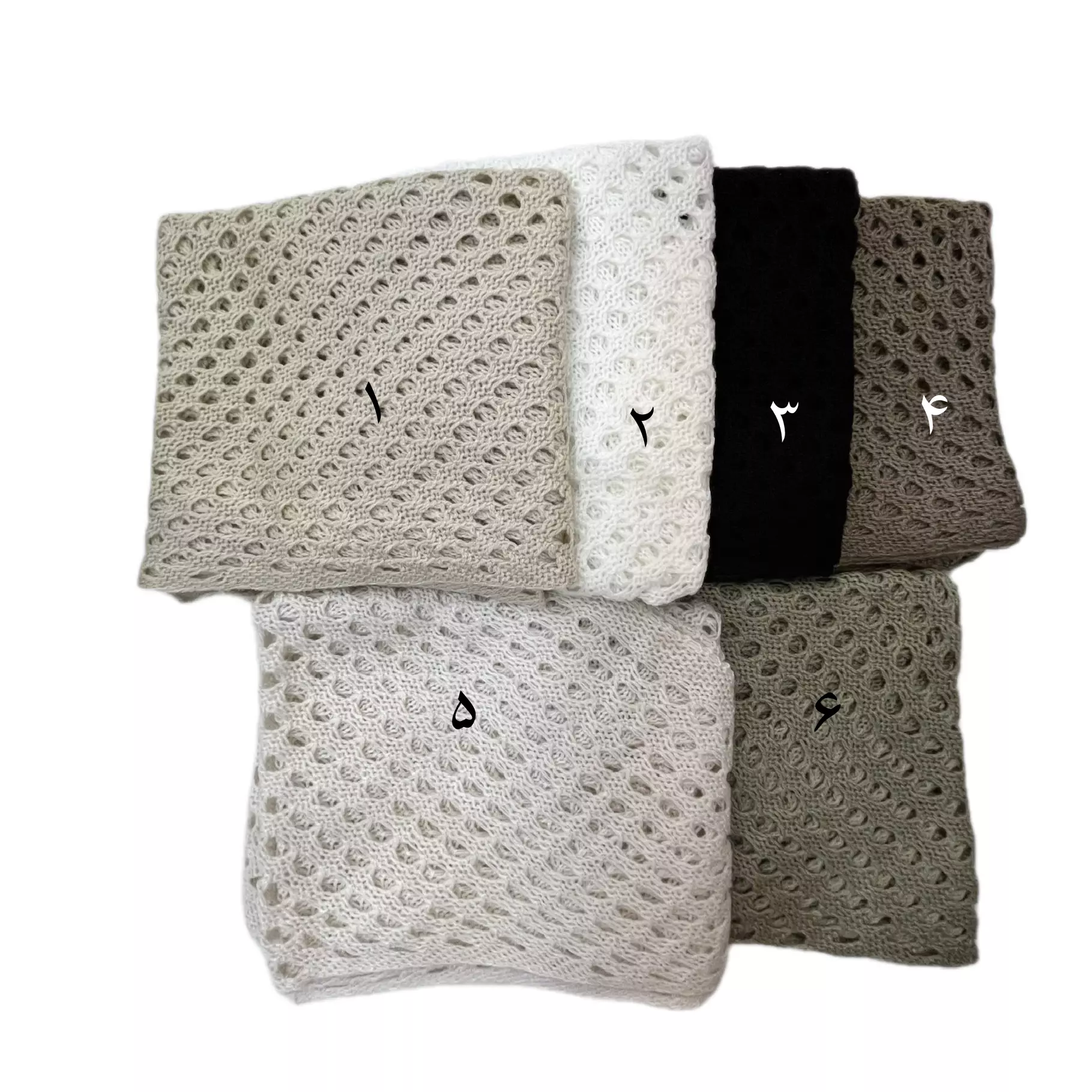 مینی اسکارف بافت - تصویر 4