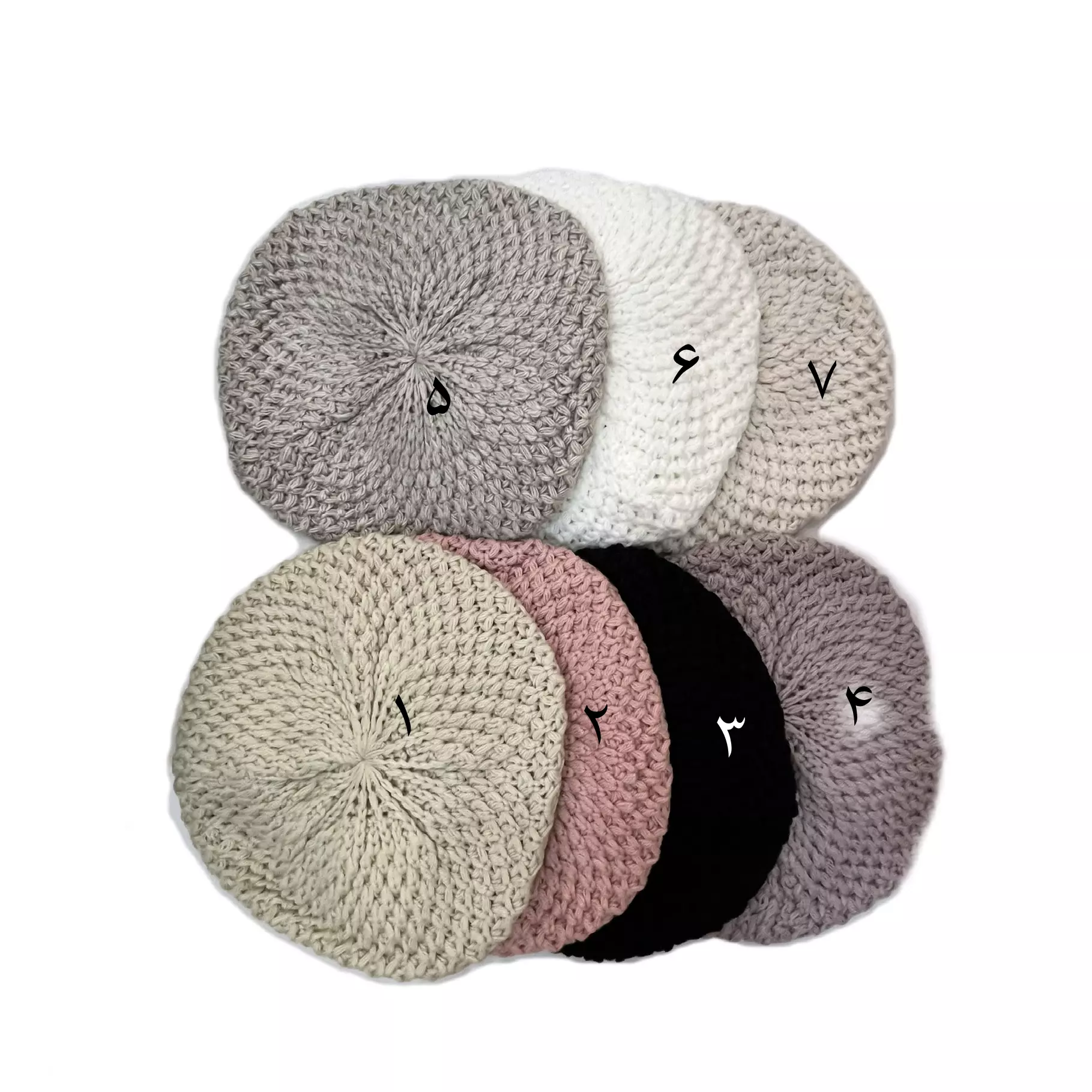 شال و کلاه فرانسوی درشت بافت - تصویر 3